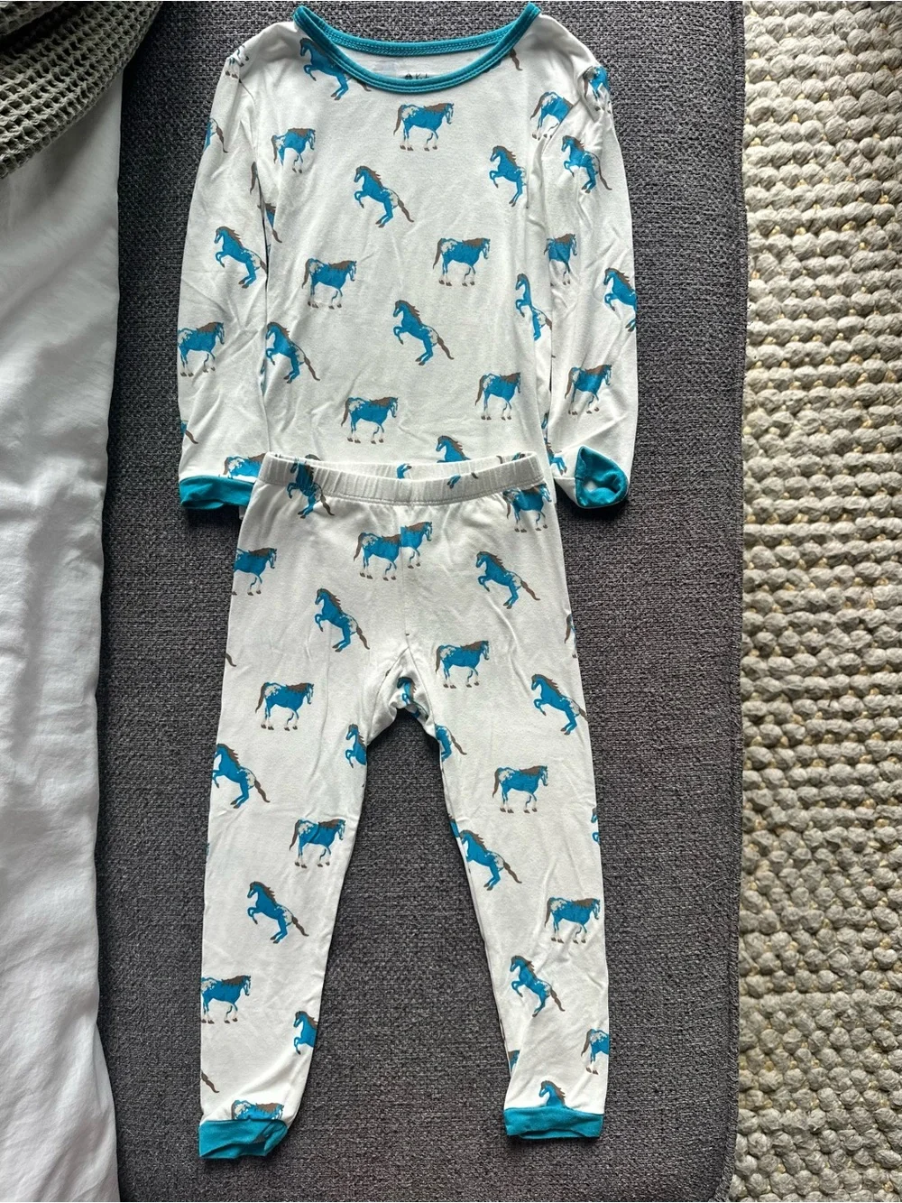 Kyte Baby Lagoon Horse Pjs 2T